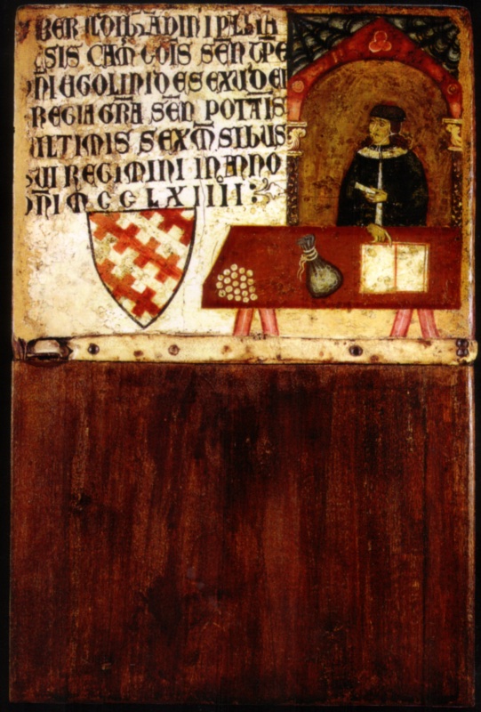 Tavoletta di biccherna del camarlengo Ildebrandino Pagliaresi, 1264